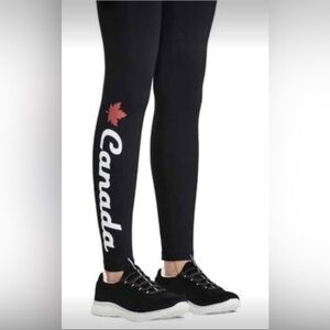 Canadiana | Women’s Size XXL | Black Jersey Knit Leggings | EUC